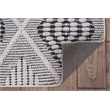 Linon Marion Marko Polyester 3' x 5' Accent Rug in Cream