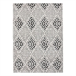 Linon Marion Marko Polyester 8' x 10' Area Rug in Cream