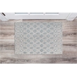 Linon Marion Helia Polyester 2' x 3' Accent Rug in Cream