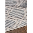 Linon Marion Helia Polyester 2' x 3' Accent Rug in Cream