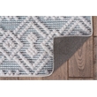 Linon Marion Helia Polyester 2' x 3' Accent Rug in Cream