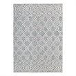 Linon Marion Helia Polyester 2' x 3' Accent Rug in Cream