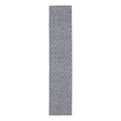 Linon Marion Helia Polyester 2' x 10' Runner Rug in Cream