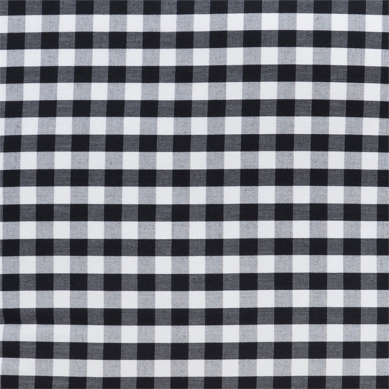 Linon Troyin White Wooden Storage Nook With Black Cushions and Pillows