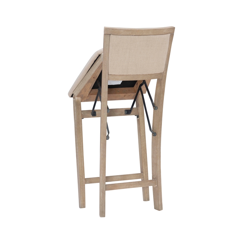 Linon pad best sale back folding stool