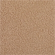 Linon Hawn Square Wood Upholstered Ottoman in Tan