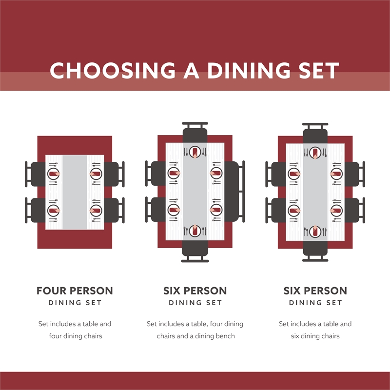 Linon Delia 5 Piece Wood Dining Set Lightly Burnished Edges in Antique White