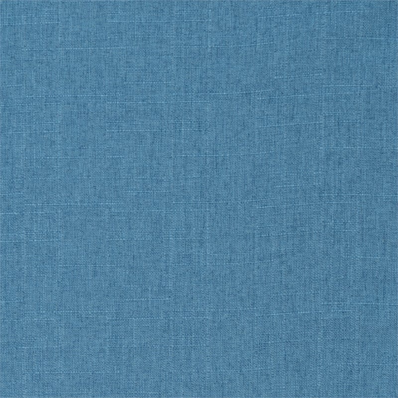 Linon Chelsea 3 Pc Honey Pine Nook Set with 4 Pc Polyester Cushion Set in Blue