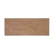 Linon Sway Bookcase 3 Open Shelves 2 Sliding Door Panels in Natural