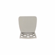 Linon Nico Lattice Back Counter Stool in Crisp Gray Painted Solid Wood