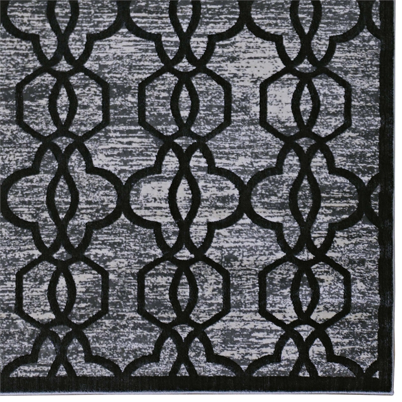 Linon Platinum Iron Gate Polyester 7'6
