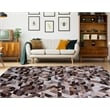 Linon Laredo Lockhart Polyester Faux Cowhide 6'7