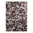 Linon Laredo Lockhart Polyester Faux Cowhide 6'7