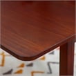 Linon Breia 3-Piece Dining Set Extendable Storage Tabletop in Cherry Wood Finish