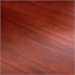 Linon Breia 3-Piece Dining Set Extendable Storage Tabletop in Cherry Wood Finish
