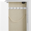 Linon Livi 7-Drawer Wood Jewelry Armoire with Flip Top in White