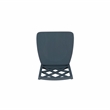 Linon Nico 3 Pce Counter Dining Set White Table/2 Chairs in Graphine Gray Wood