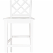 Linon Nico 3 Pce Counter Dining Set Table with Storage/2 Chairs in White Wood