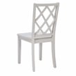 Linon Nico 5 Piece Dining Set White Table/4 Multi Color Chairs in Solid Wood