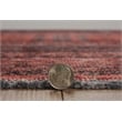 Linon Logan Amaya Polyester 8' X 10' Area Rug in Red and Black