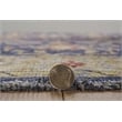 Linon Logan Marmara Polyester 3' X 5' Accent Rug in Navy and Ivory
