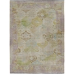 Linon Logan Mersin Polyester 2' X 3' Accent Rug in Lilac and Green