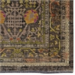 Linon Logan Malaya Polyester 3' X 5' Accent Rug in Black and Green