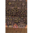 Linon Logan Malaya Polyester 3' X 5' Accent Rug in Black and Green