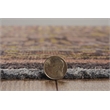 Linon Logan Malaya Polyester 3' X 5' Accent Rug in Black and Green