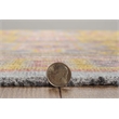 Linon Logan Sivas Polyester 2' X 3' Accent Rug in Yellow and Ivory