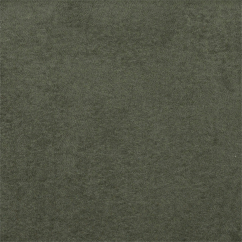 Linon Stormy Adjustable Swivel Office Chair Black Metal Base in Green Fabric