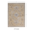 Linon Dillon Wren Sand and Ivory 3' X 5' Accent Rug