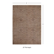 Linon Dillon Sylvester Sand and Beige 3' X 5' Accent Rug