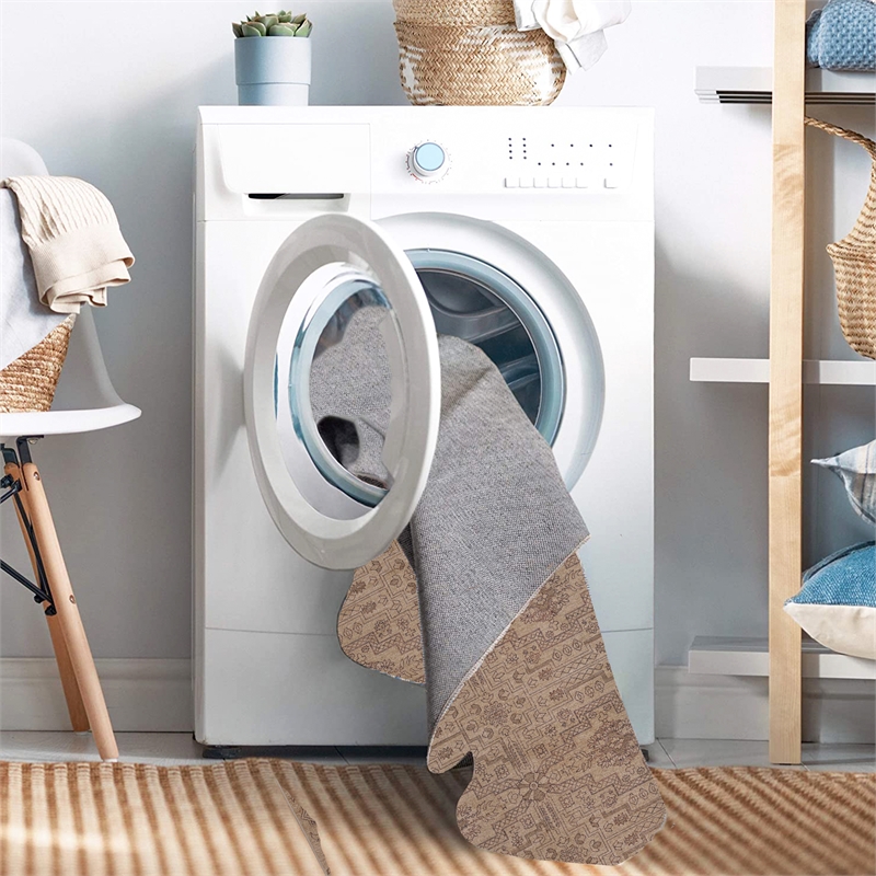 Linon Dillon Sylvester Sand and Beige 5' X 7' Area Rug