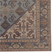 Linon Dillon Cordele Blue and Ivory 3' X 5' Accent Rug