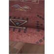 Linon Dillon Austin Red and Cream 8' X 10' Area Rug