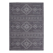 Linon Dillon Igor Grey and Ivory 3' X 5' Accent Rug