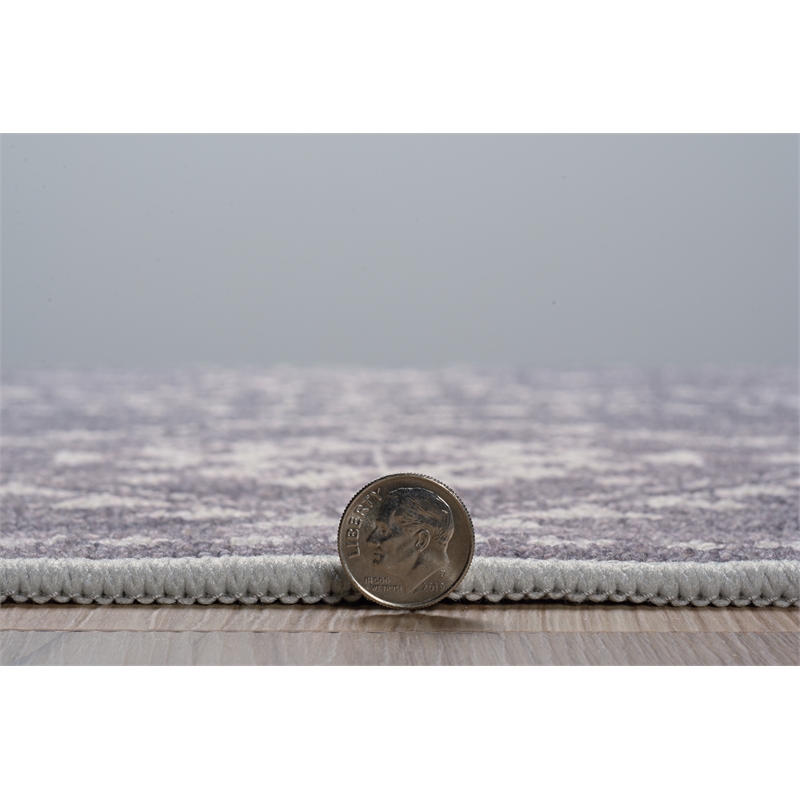 Linon Dillon Igor Grey and Ivory 8' X 10' Area Rug