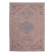 Linon Dillon Emmie Pink and Blue 3' X 5' Accent Rug