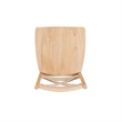 Linon Torino X-Back Counter Stool in Unfinished Solid Rubberwood