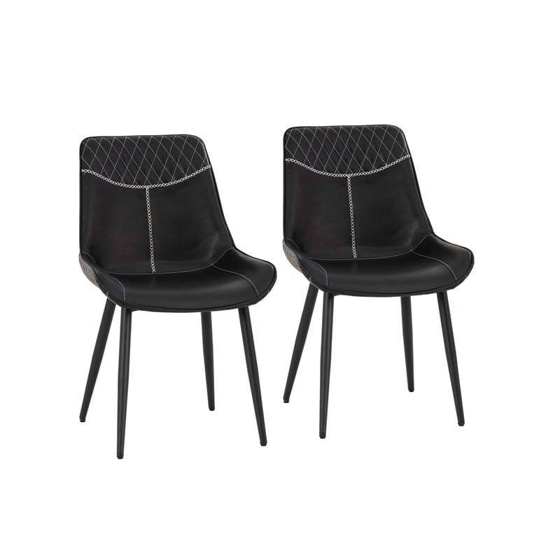 Linon Troyin 5 Pce Set Wood Nook/Round Table/2 Chairs/Cushion Set in Black