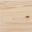 Callie 6 Drawer Rolling Storage Cart Recessed Handles in Unfinished Pine Wood