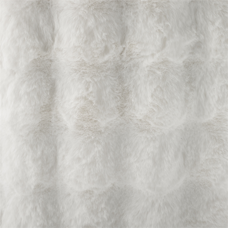 Fiona Rolling Adjustable White Cloud Bubble Office Chair with Chrome Base