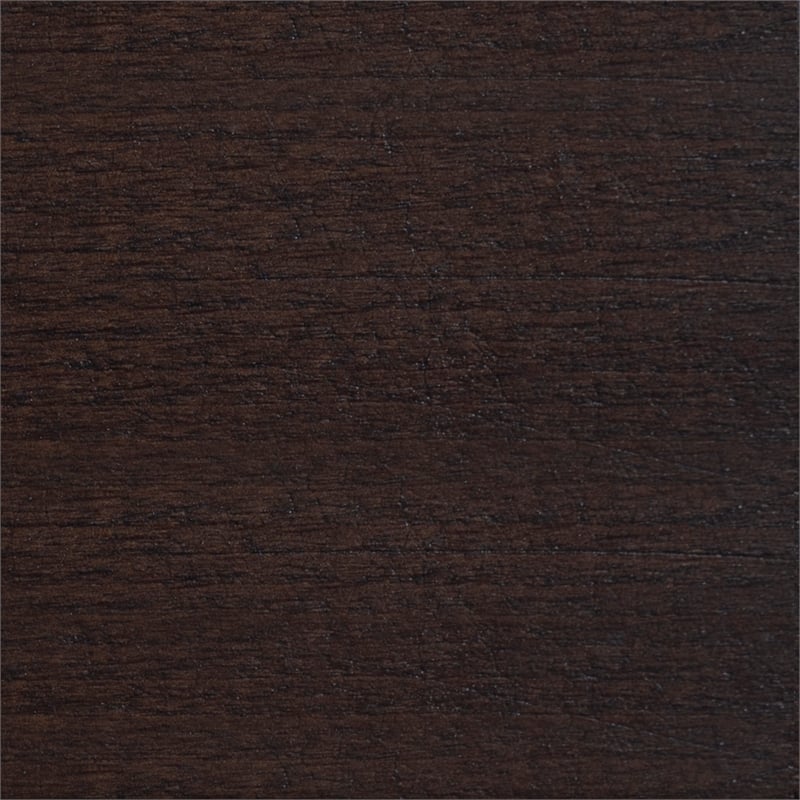 Linon Kari Set of 2 Blue Fully Upholstered Barstools in Dark Brown Stained Wood