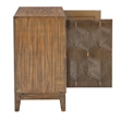 Linon Jennison Accent Cabinet in Brown
