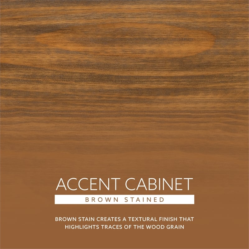 Linon Jennison Accent Cabinet in Brown