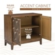 Linon Jennison Accent Cabinet in Brown