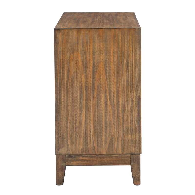 Linon Jennison Accent Cabinet in Brown