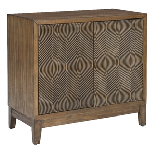Linon Jennison Accent Cabinet in Brown