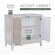 Linon Jennison Accent Cabinet in Antique White